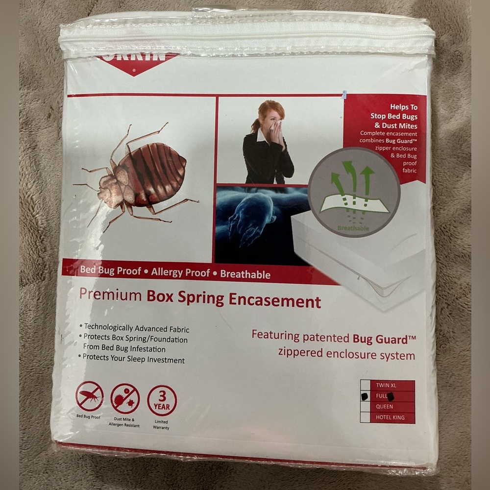 Premium  ORKIN BOX spring en casement bed bud protection